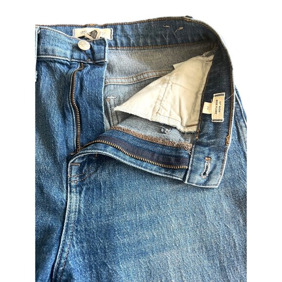 Madewell Womens 11" High-Rise Flare Jeans Medium Wash Denim Casual Fit Size 28 - Picture 8 of 14